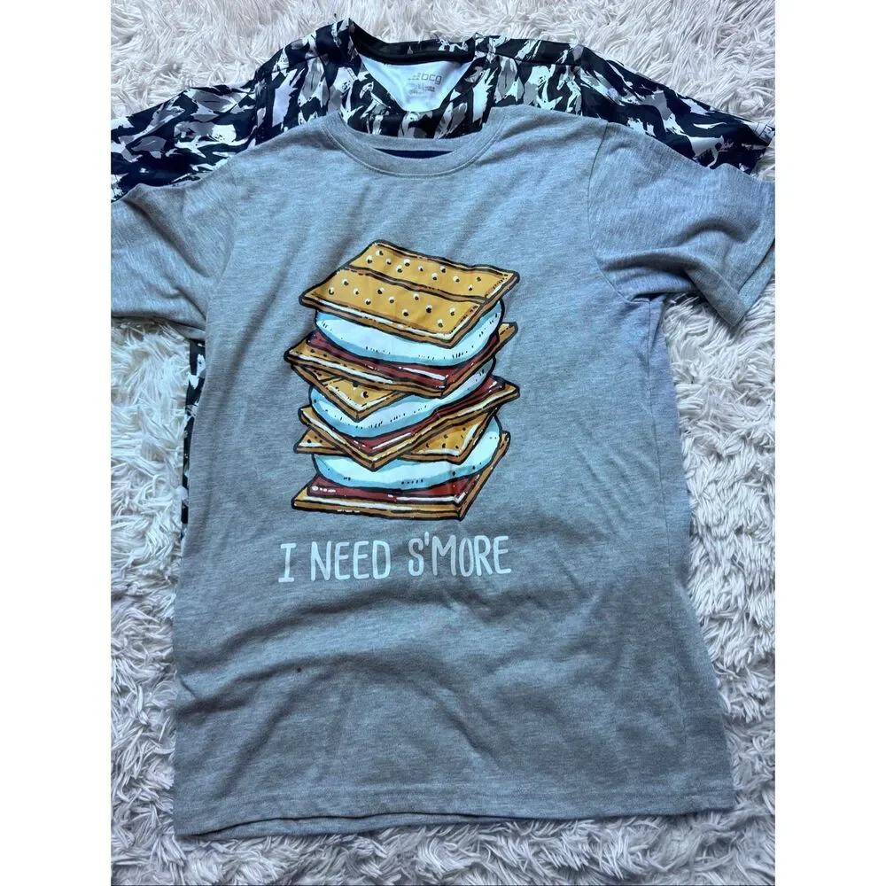 3 piece boys graphic T-shirt bundle size L 14-16 & XL16 by Cat & Jack, Fresh Lau